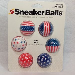 Sneaker Balls Deodorizer Fresh & Clean Scent NEW Stars & Stripes USA